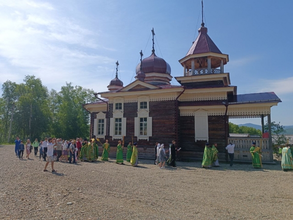 Освящение Троицкой церкви в музее «Тальцы»
